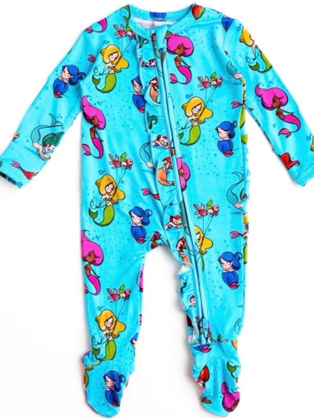 12/18 Months Little Bum Bums Mermaid Footie